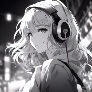 60+ Ảnh Anime Trắng Đen Phong Cách Monochrome Đẹp Nhất