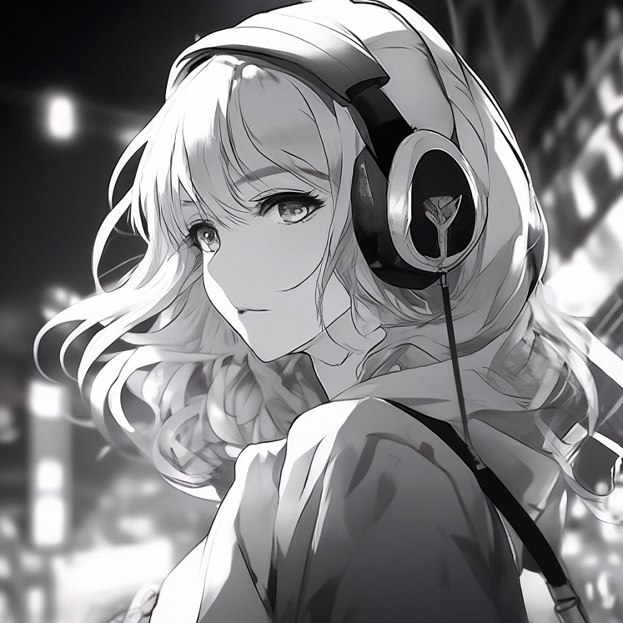 60+ Ảnh Anime Trắng Đen Phong Cách Monochrome Đẹp Nhất