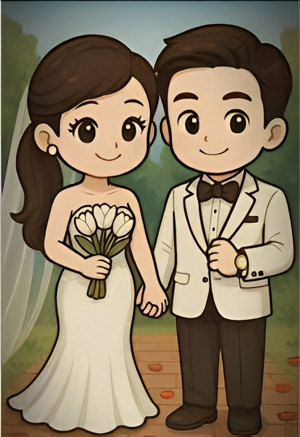 Ảnh Cưới Chibi Đang Viral TikTok - 99 Mẫu Đẹp Nhất Năm