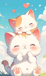 Ảnh Mèo Chibi: 88+ Ảnh Mèo Kawaii Siêu Cute Làm Hình Nền