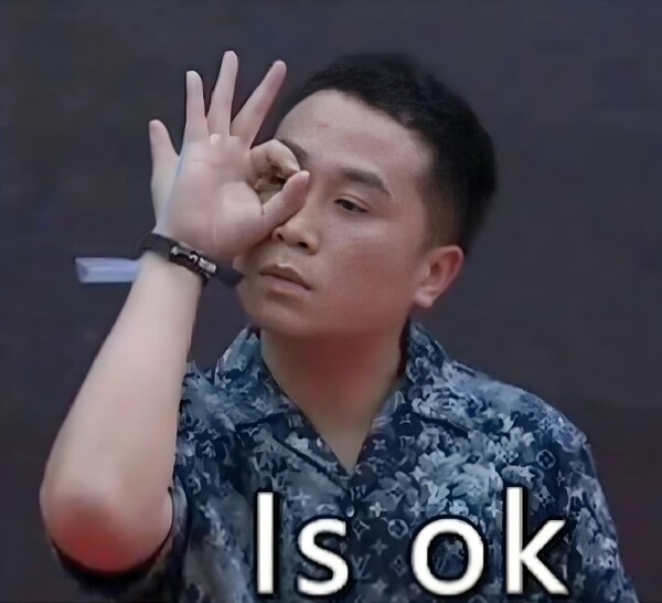 Ảnh meme ok hài hước, biểu cảm đồng ý một cách bá đạo