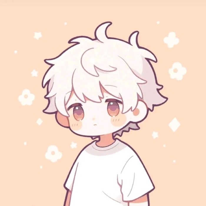 Ảnh chibi nam dễ thương với phong cách đơn giản