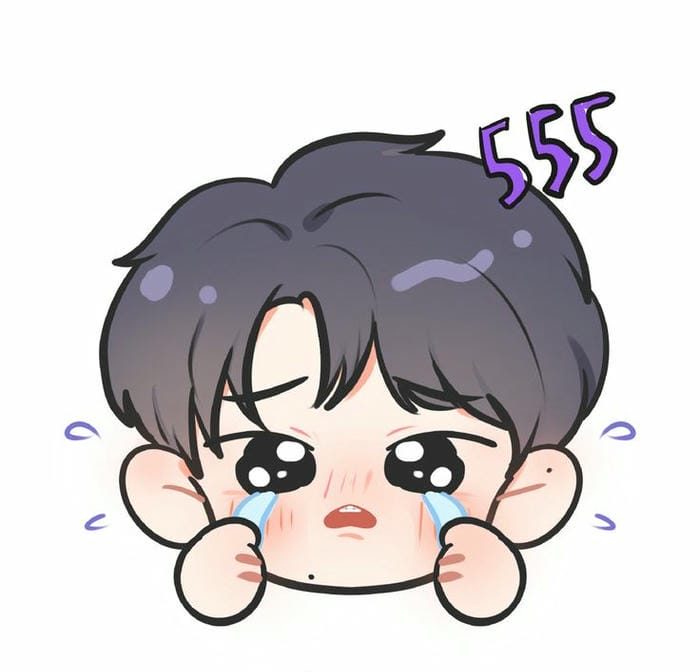 Hình ảnh chibi nam buồn, thể hiện sự cô đơn và tâm trạng. #anhchibinam