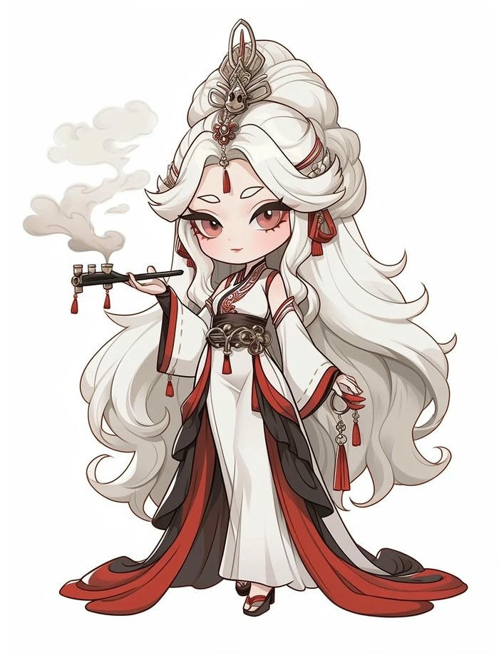 Ảnh chibi ngầu với phong cách anime cực chất.