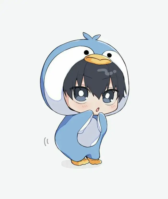 Ảnh chibi nam cực cute. Phong cách chibi nam​ đáng yêu