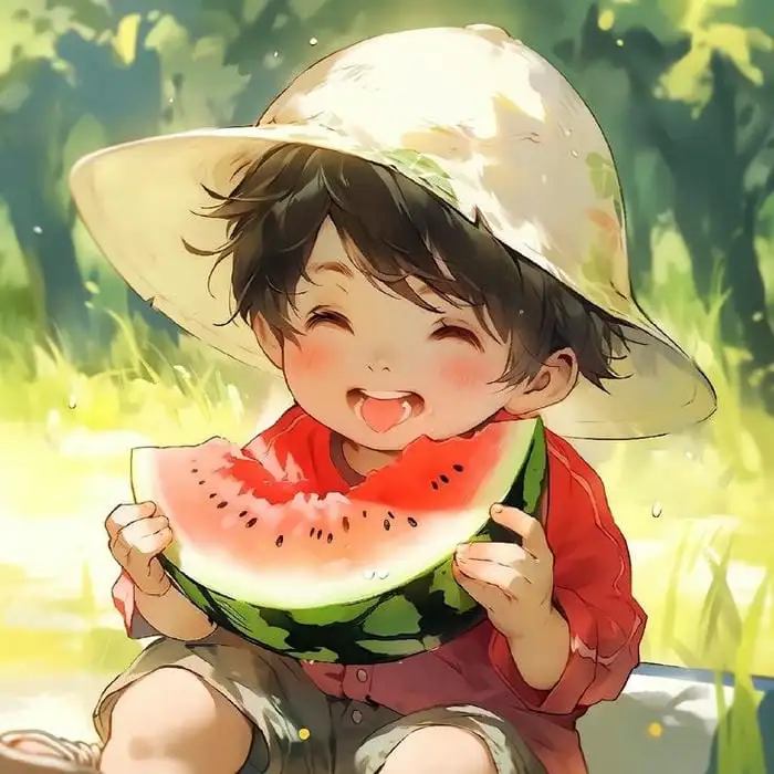 Ảnh chibi nam​ với phong cách cute lạc lối