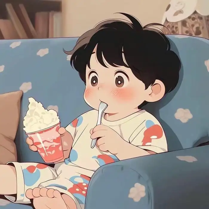 Ảnh chibi nam cực cute, phong cách hoạt hình