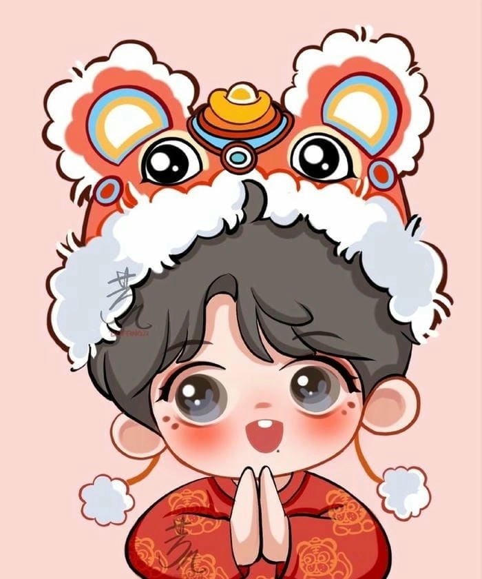 Ảnh chibi nam​ siêu đáng yêu, khiến bạn phải tan chảy.