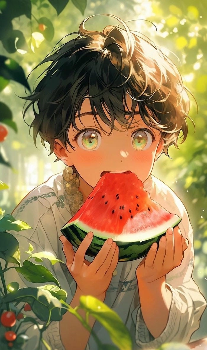 Ảnh chibi nam siêu đáng yêu, phong cách manga