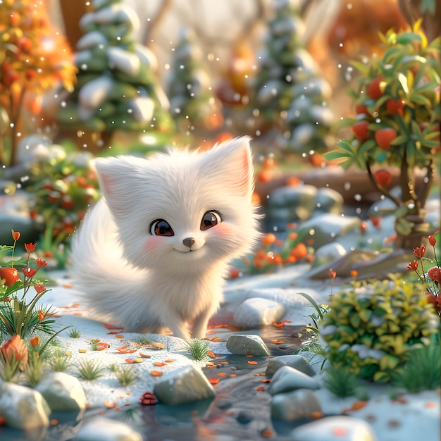 Hình ảnh cáo hoạt hình dễ thương, phong cách anime, liên quan đến ảnh mèo đen anime​- 2025