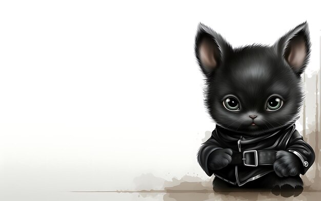 Anh meo den anime cuc ky ngo nghinh, dang yeu