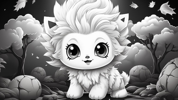 Anh meo den anime hoa trang Halloween, khung canh ma quai - vui nhon