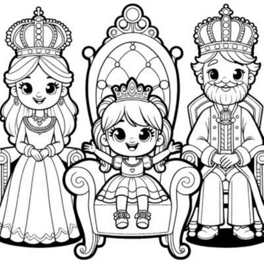 78+ Tranh Tô Màu Công Chúa Giúp Bé Khơi Nguồn Sáng Tạo