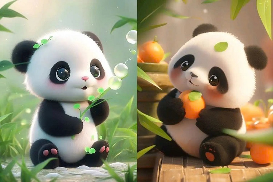 68+ Hình Ảnh Gấu Trúc 3D Dễ Thương Cute Nhất Làm Hình Nền