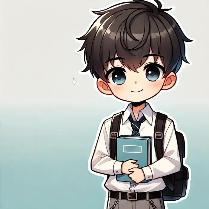 Ảnh chibi cute nam dễ thương, phong cách anime