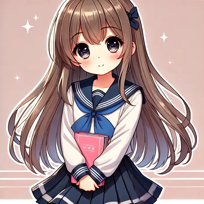 Ảnh chibi cute với phong cách anime đáng yêu