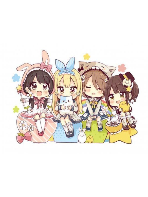 Ảnh chibi cute dễ thương, ngộ nghĩnh, phù hợp với nhiều lứa tuổi.