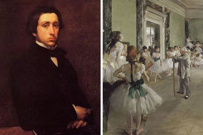 Bức tranh Lớp Học Ba Lê của Edgar Degas