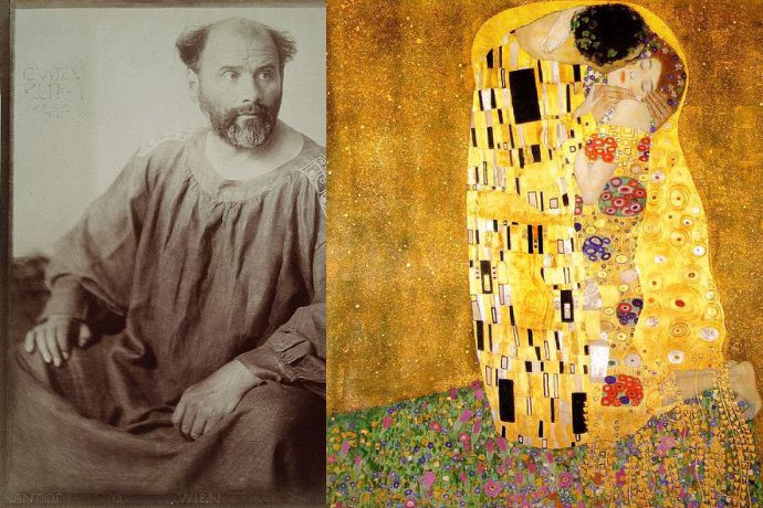 Bức tranh Nụ Hôn của Gustav Klimt
