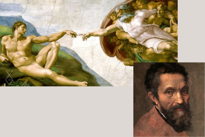 Trần Nhà nguyện Sistine với bức tranh Sự Sáng Tạo Adam