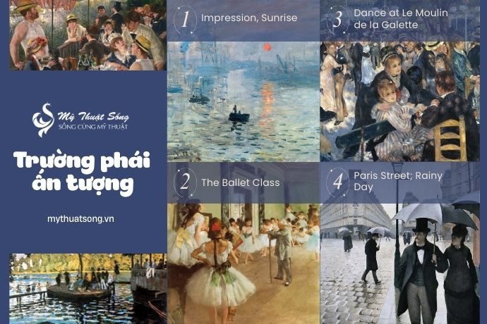 Trường phái hội họa ấn tượng: Khám phá phong trào nghệ thuật