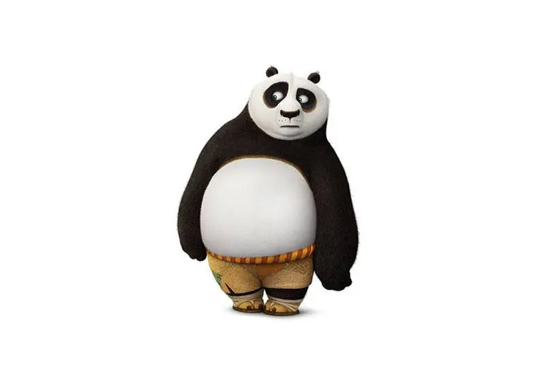 Ảnh gấu trúc hoạt hình đơn giản