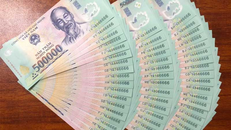 Cọc tiền 500k phong thủy