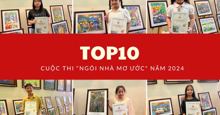 Bé gái đang vui vẻ vẽ bức tranh sân chơi ước mơ của mình với nhiều màu sắc tươi sáng