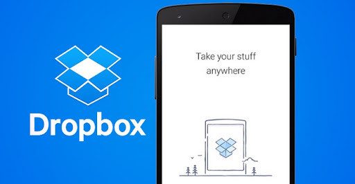 Biểu tượng và giao diện cơ bản của dịch vụ lưu trữ đám mây Dropbox