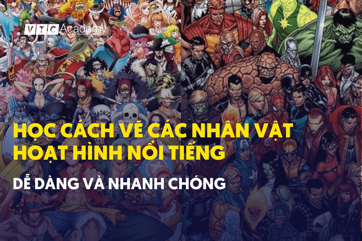 Chi tiết các bước trong cách vẽ các nhân vật hoạt hình nổi tiếng như Doraemon