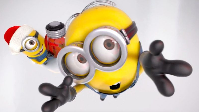 Chú Minion Otto đeo niềng răng và kính bảo hộ
