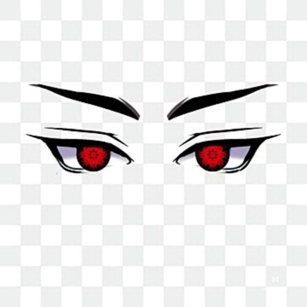 Đôi mắt anime to tròn với ánh sáng long lanh, biểu cảm vui tươi