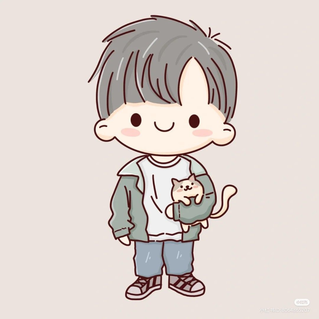 Hình ảnh chàng trai dễ thương đang ôm chú mèo