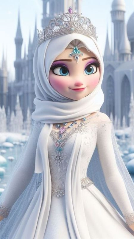 Hình ảnh công chúa Anna trong trang phục truyền thống Arendelle