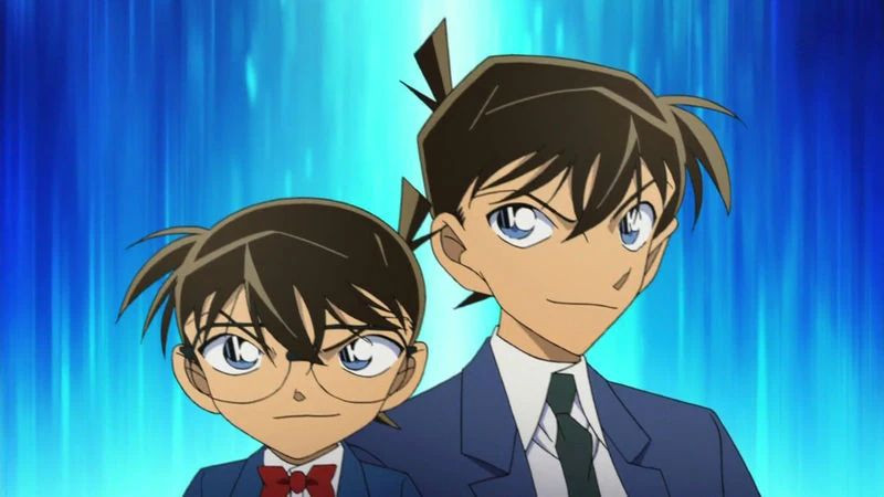 Hình ảnh Kudo Shinichi ngầu với biểu cảm tự tin