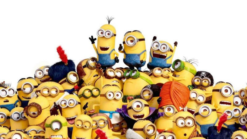 Hình ảnh Minion Jerry với biểu cảm vui vẻ hoặc bất ngờ