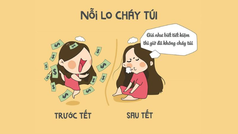 Hai người bạn đang chia sẻ ảnh vui nhộn qua điện thoại