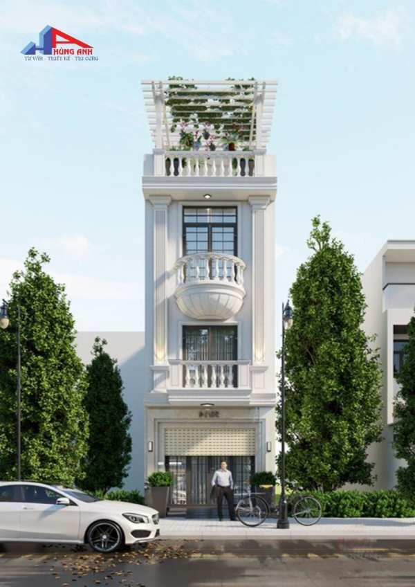 Hoàn thiện bản vẽ nhà đơn giản với các chi tiết cửa, mái và hiệu ứng cơ bản