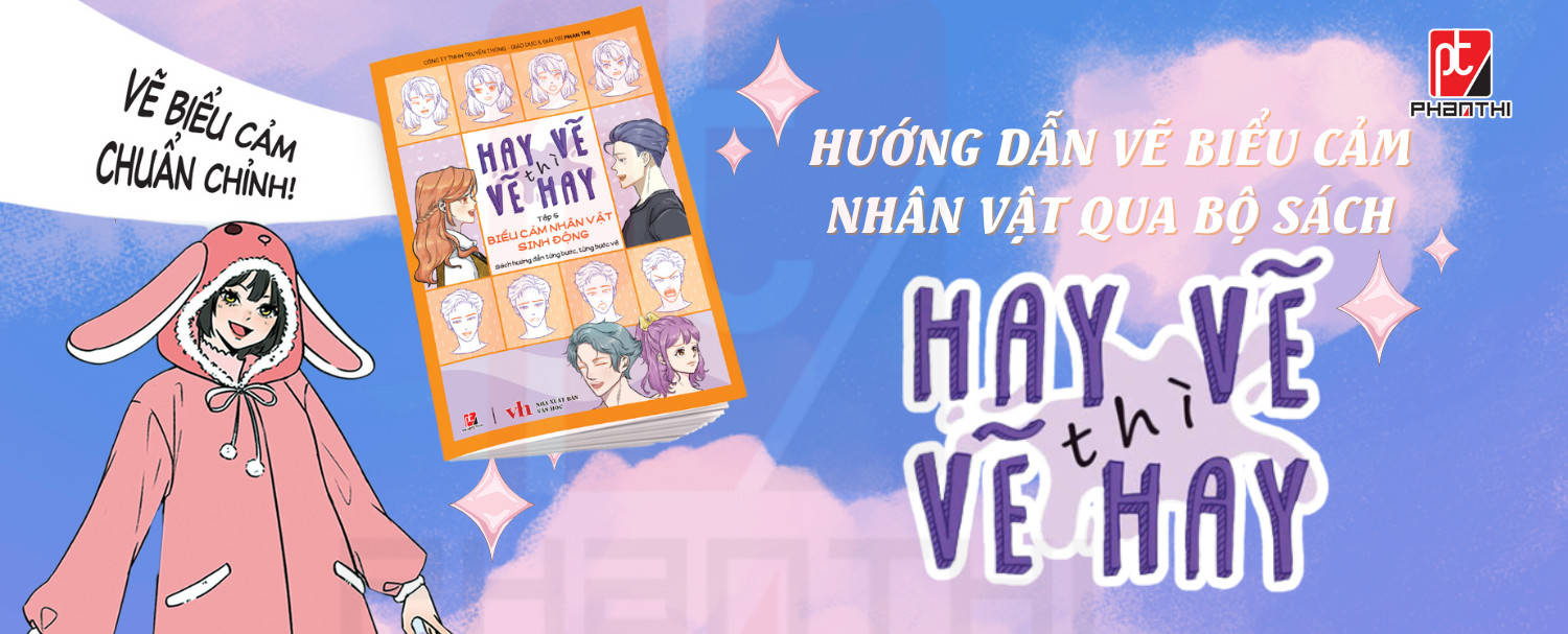Hoàn thiện bản vẽ nhân vật chibi với đường nét rõ ràng, tô màu sinh động và biểu cảm đáng yêu