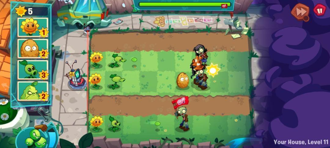 Các bước vẽ nhân vật Hoa Hướng Dương game Plants vs Zombies 2 đơn giản nhất