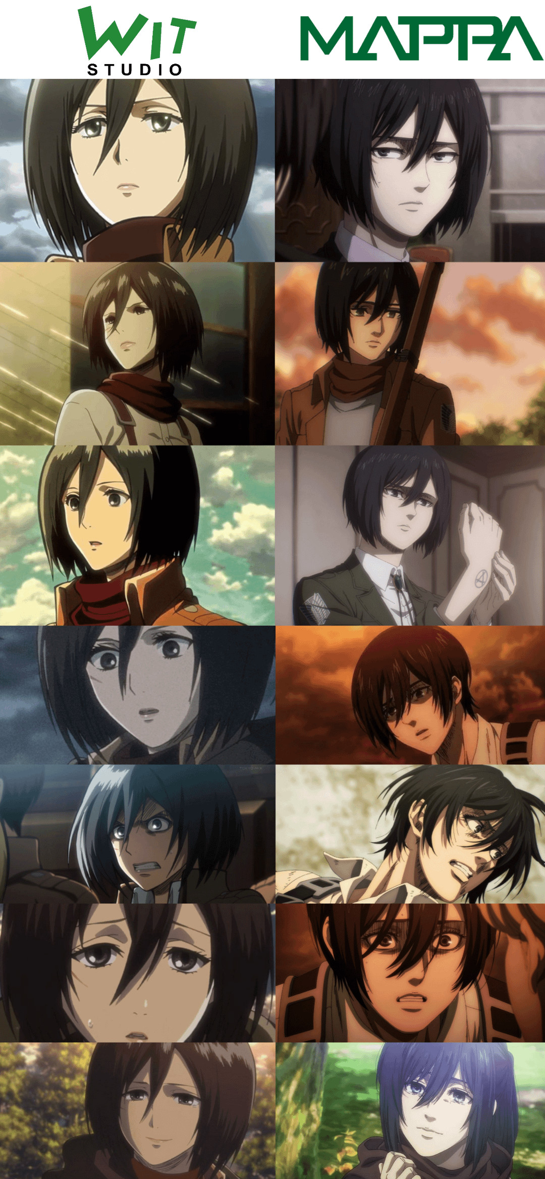 So sánh lỗi thường gặp và cách khắc phục khi vẽ tóc anime nữ ngắn