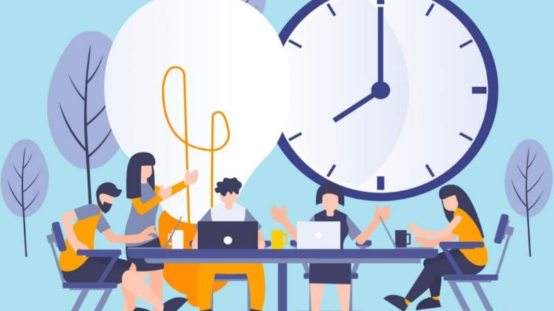 Một cuộc họp kinh doanh hoặc tương tác với khách hàng, hình ảnh đại diện cho công việc của Thực tập sinh Kinh doanh (Sales Intern).