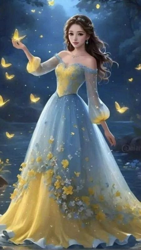 Nàng princess tỏa sáng trong ánh đêm cùng bầy đom đóm