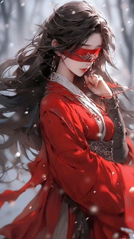 Nàng rực rỡ và xinh đẹp động lòng người trong bộ y phục đỏ