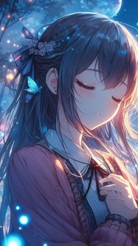 Nhẹ nhàng, ngọt ngào và dịu dàng trong nét ngây thơ của nàng Anime