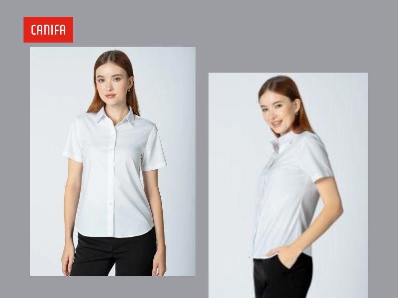 Phối áo đen với chân váy trắng tạo phong cách thanh lịch, hiện đại và dễ ứng dụng cho nhiều dịp khác nhau