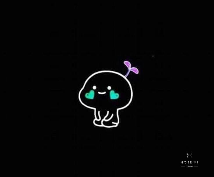 Sự tối giản của avatar đen thể hiện cảm xúc mạnh mẽ