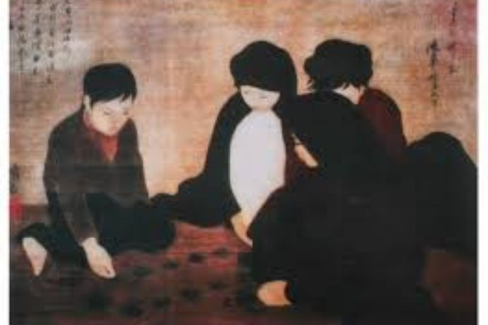 Tác phẩm nổi tiếng của họa sĩ Nguyễn Phan Chánh - “Chơi ô ăn quan”