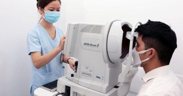 Bức tranh tuyên truyền bảo vệ mắt thể hiện các thói quen tốt giúp đôi mắt luôn sáng khỏe và tinh anh