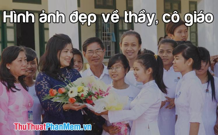 Tranh vẽ 20 11 đẹp nhất khắc họa hình ảnh thầy cô giáo tận tâm bên học sinh thân yêu
